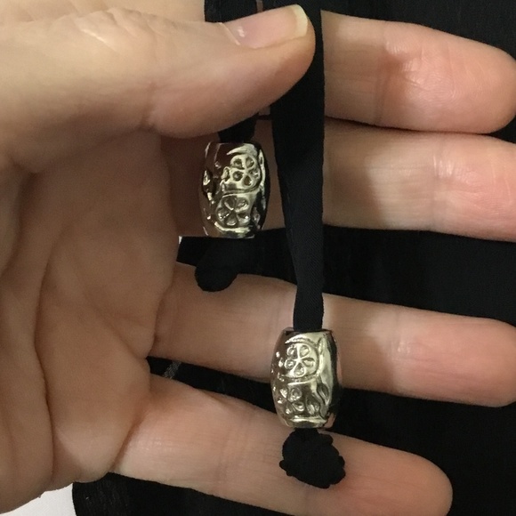 Coco Reef Women's Black Cover-Up Shoulder Tassels - Picture 4 of 5